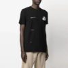 SS21 Camiseta de pantalones cortos con cuello redondo y estampado del logotipo «Adam Is Eve», versión estándar, negro