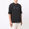 SS21 Camiseta de pantalones cortos con logo de manos, versión estándar, negro