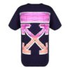 SS21 Camiseta de pantalones cortos con logotipo en el pecho, versión estándar, morada