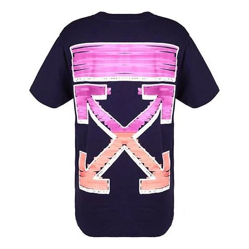 SS21 Camiseta de pantalones cortos con logotipo en el pecho, versión estándar, morada