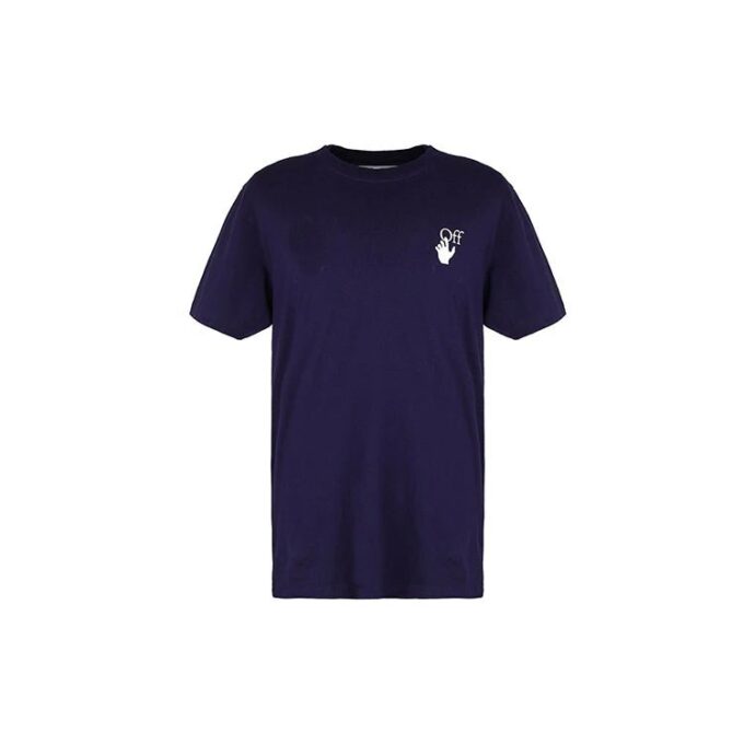 SS21 Camiseta de pantalones cortos con logotipo en el pecho, versión estándar, morada