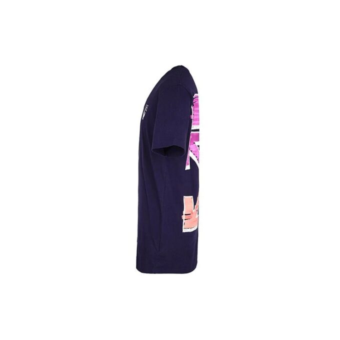 SS21 Camiseta de pantalones cortos con logotipo en el pecho, versión estándar, morada