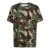 SS21 Camiseta holgada de pantalones cortos con estampado de camuflaje