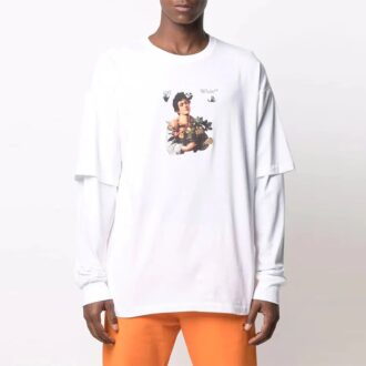 SS21 Caravaggio Niño Manga larga Blanco