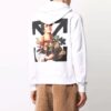 SS21 Caravaggio Niños con estampado del logotipo, cordones y corte holgado, blanco