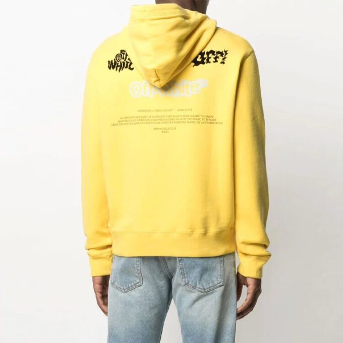 SS21 Casual con estampado de letras, corte holgado, amarillo