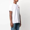 SS21 Con estampado de letras, holgado, cuello redondo y pantalones cortos, versión en blanco