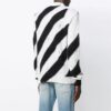 SS21 Cuello alto a rayas Negro Blanco
