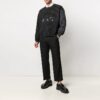 SS21 Cuello redondo con estampado de camuflaje y logotipo, negro