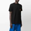 SS21 Cuello redondo Pantalones Cortos Manga corta Corte holgado Negro