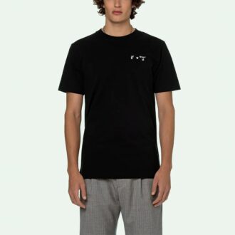 SS21 Cuello redondo Pantalones Cortos Negro