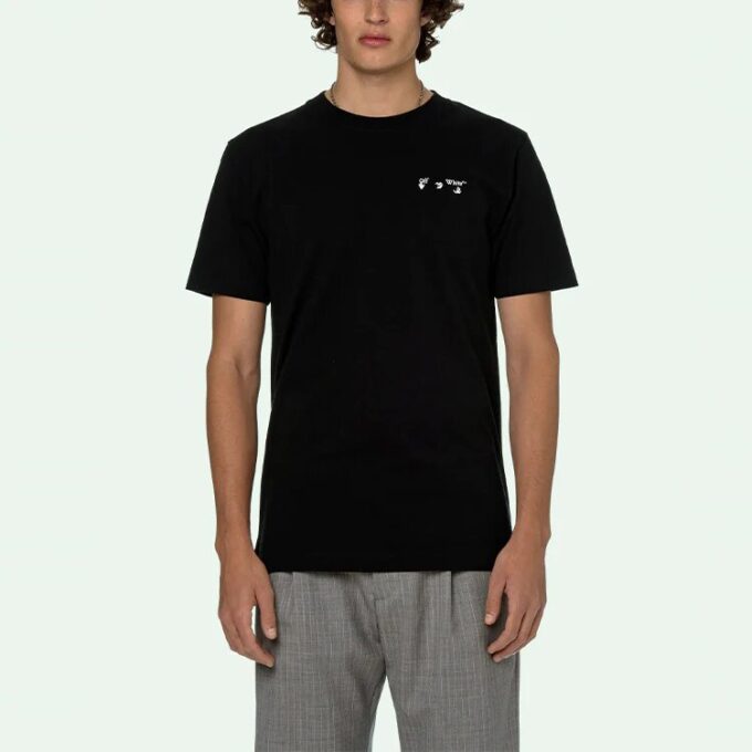 SS21 Cuello redondo Pantalones Cortos Negro