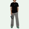 SS21 Cuello redondo Pantalones Cortos Negro