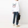 SS21 Estampado con logotipo de graffiti Blanco