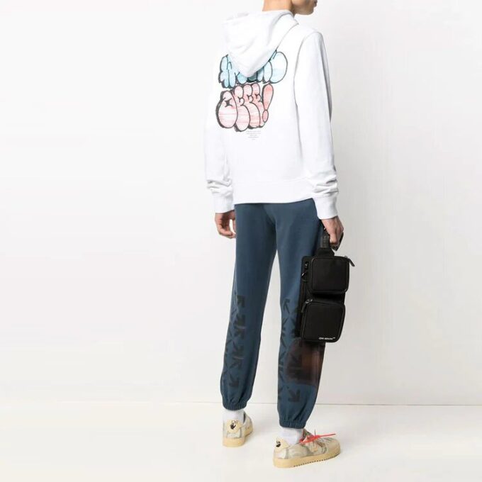 SS21 Estampado con logotipo de graffiti Blanco