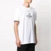 SS21 Estampado con logotipo, pantalones cortos, blanco