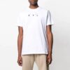 SS21 Estampado, cuello redondo, pantalones cortos, versión estándar, blanco