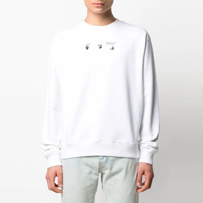 SS21 Estampado de Arrows, versión deportiva, blanco
