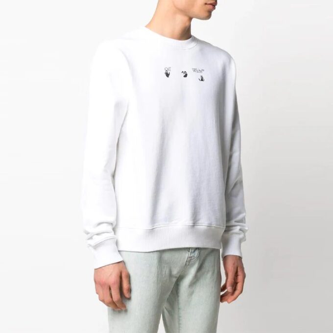 SS21 Estampado de Arrows, versión deportiva, blanco