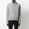 SS21 Estampado de letras y flechas con logotipo, corte holgado, gris