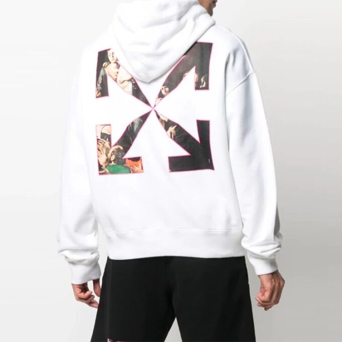 SS21 Estampado de logotipo, corte holgado, blanco