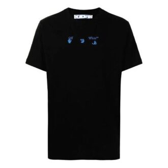 SS21 Estampado de logotipo, pantalones cortos, corte holgado, negro