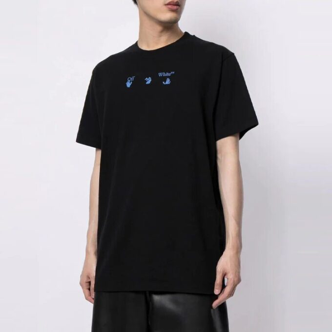 SS21 Estampado de logotipo, pantalones cortos, corte holgado, negro