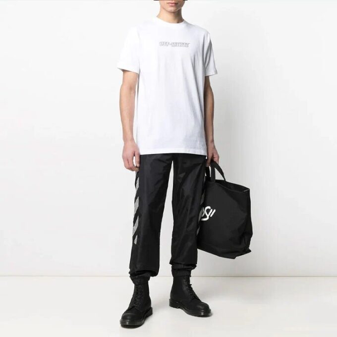 SS21 Estampado Pantalones Cortos Blanco