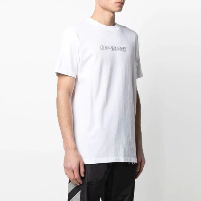 SS21 Estampado Pantalones Cortos Blanco
