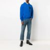 SS21 Jersey con estampado de letras, corte holgado, azul