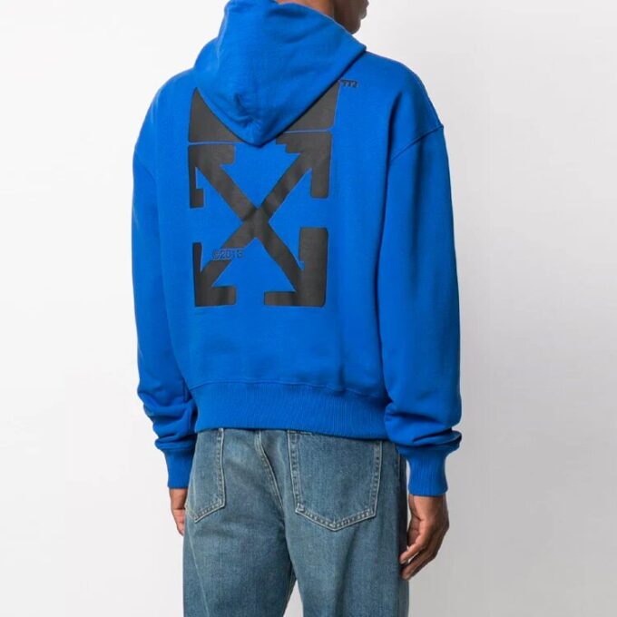 SS21 Jersey con estampado de letras, corte holgado, azul