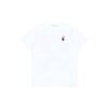 SS21 Jersey de cuello redondo con estampado del logotipo de la flecha hacia atrás, pantalones cortos, blanco