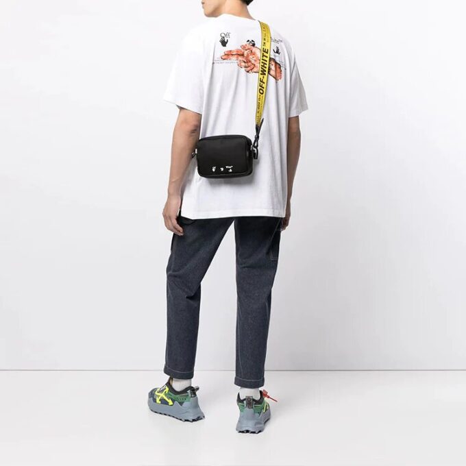 SS21 Jersey de manga corta con estampado de pintura de Pascal, blanco