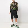 SS21 Jersey de punto de camuflaje verde