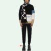 SS21 Logo Cuello redondo Manga larga Negro