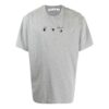 SS21 Logo impreso, cuello redondo, pantalones cortos, corte holgado, gris