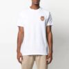 SS21 Logotipo en el pecho, cuello redondo, pantalones cortos, versión estándar, blanco