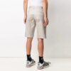 SS21 Pantalones Cortos hasta la rodilla con logo en el cinturón, corte holgado, color beige