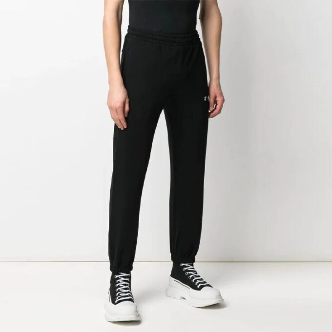 SS21 Pantalones deportivos Logo Bundle Feet, versión negra