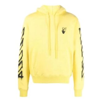 SS21 Rotulador en spray Impresión del logotipo Corte holgado Amarillo