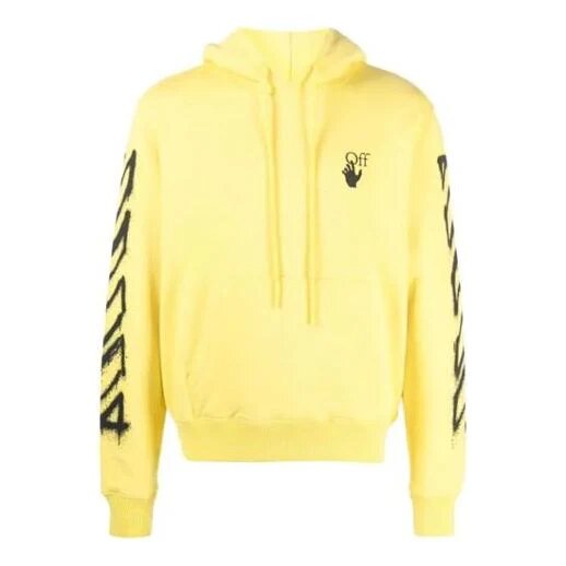 SS21 Rotulador en spray Impresión del logotipo Corte holgado Amarillo