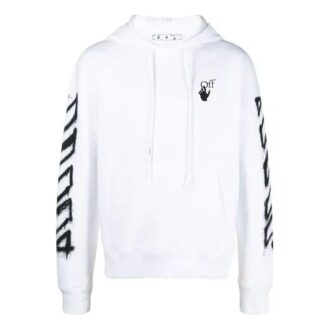SS21 Spray Marker Logo Printing Loose Fit Blanco