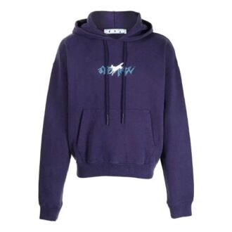 SS21 Sudadera holgada con capucha y cordones, estampado, morado