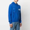 SS21 Sudadera holgada con cordón y estampado de letras del logotipo, azul