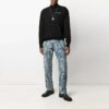 SS21 Versión de punto con patrón bordado del logotipo Negro