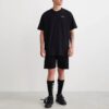 SS22 Camiseta de manga corta holgada Arrow Negra