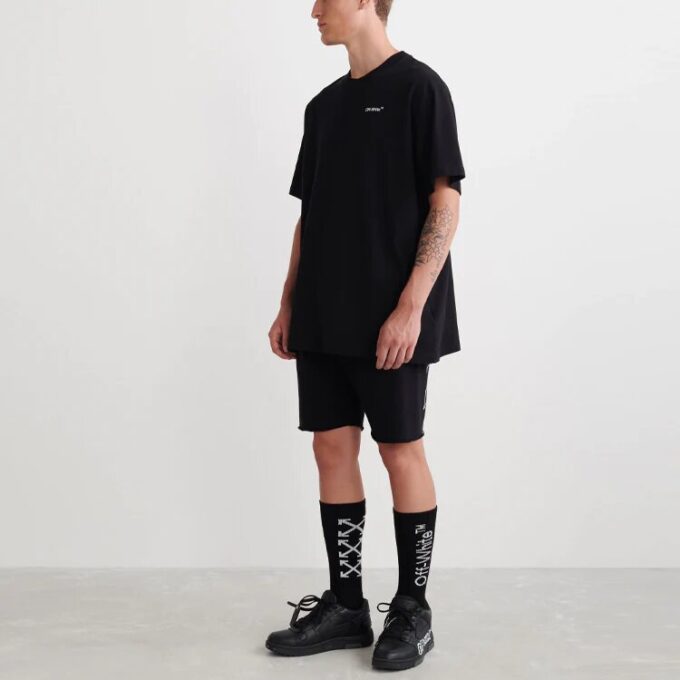 SS22 Camiseta de manga corta holgada Arrow Negra