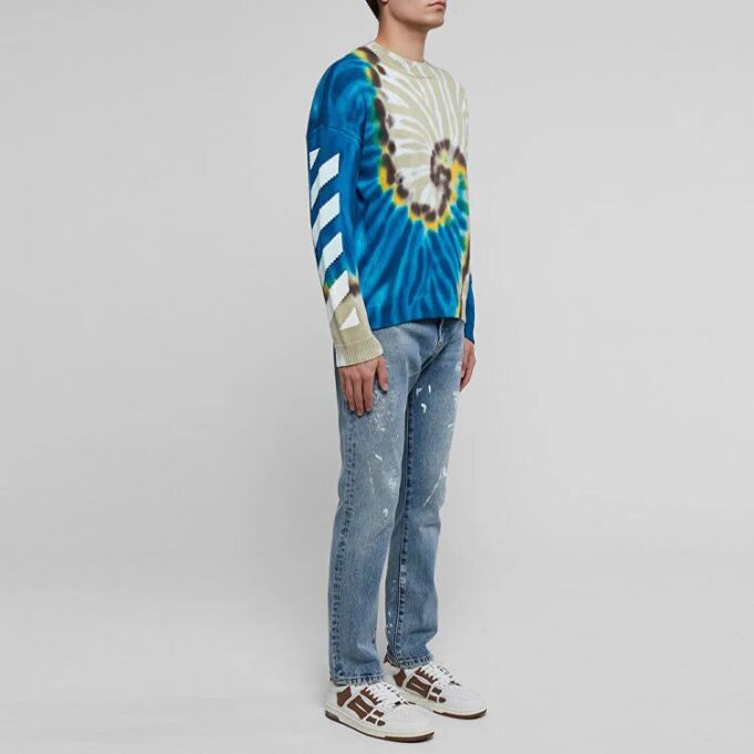 SS22 Estampado Tie Dye Manga larga Versión estándar Multicolor