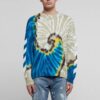 SS22 Estampado Tie Dye Manga larga Versión estándar Multicolor
