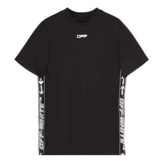 SS22 Jersey de cuello redondo con estampado de letras, pantalones cortos, versión estándar, negro